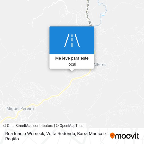 Rua Inácio Werneck mapa