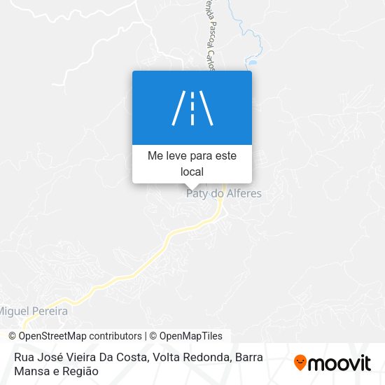 Rua José Vieira Da Costa mapa