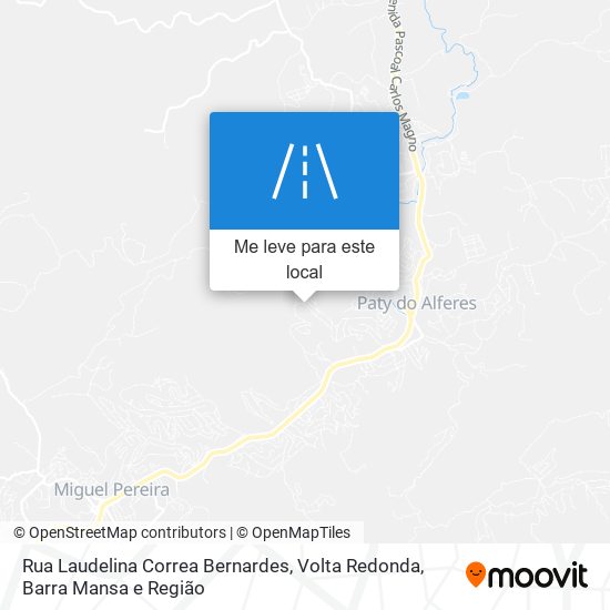 Rua Laudelina Correa Bernardes mapa