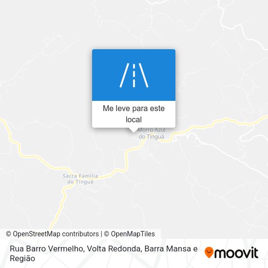 Rua Barro Vermelho mapa