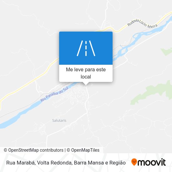 Rua Marabá mapa