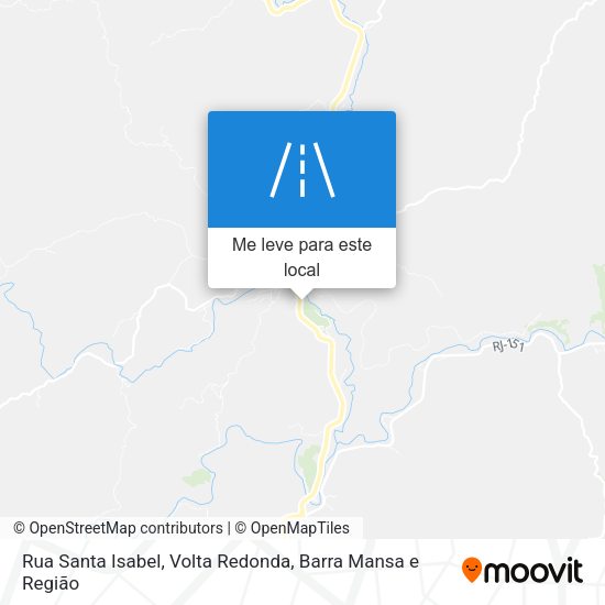 Rua Santa Isabel mapa