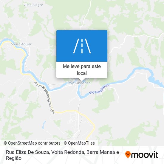 Rua Eliza De Souza mapa