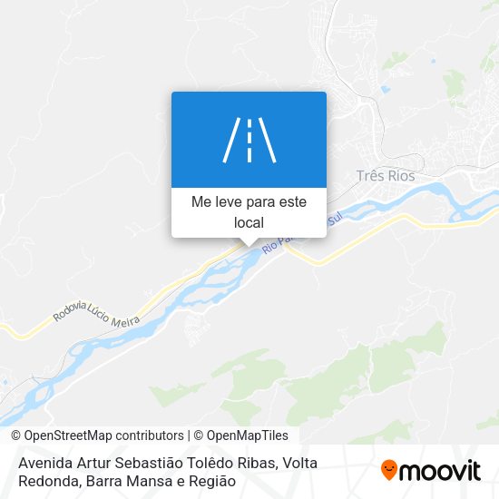 Avenida Artur Sebastião Tolêdo Ribas mapa