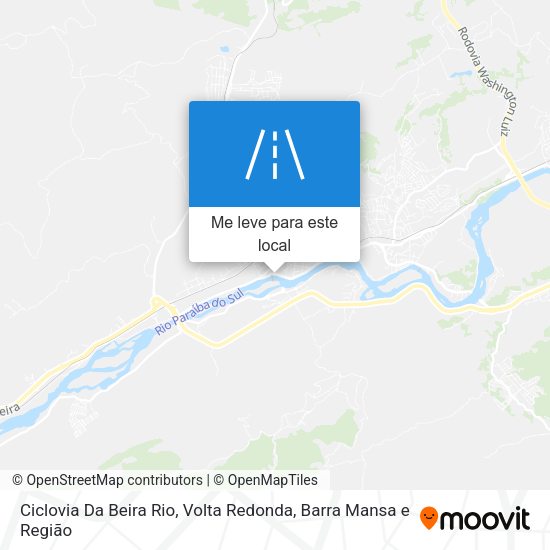 Ciclovia Da Beira Rio mapa
