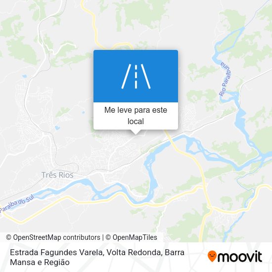 Estrada Fagundes Varela mapa
