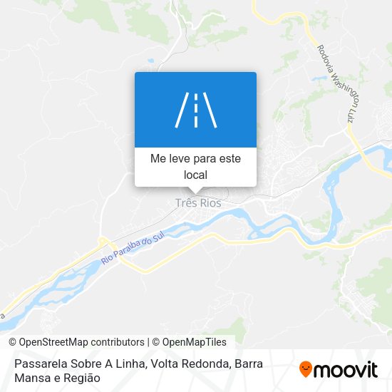 Passarela Sobre A Linha mapa