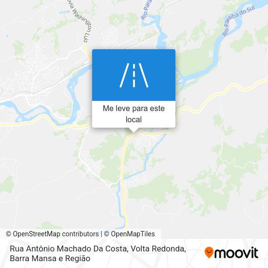 Rua Antônio Machado Da Costa mapa