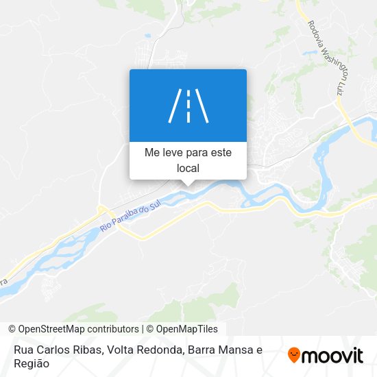 Rua Carlos Ribas mapa