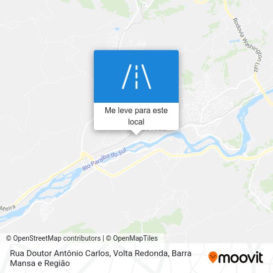 Rua Doutor Antônio Carlos mapa