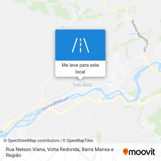 Rua Nelson Viana mapa