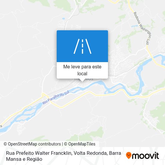 Rua Prefeito Walter Francklin mapa