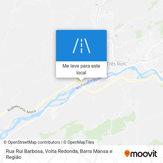 Rua Rui Barbosa mapa