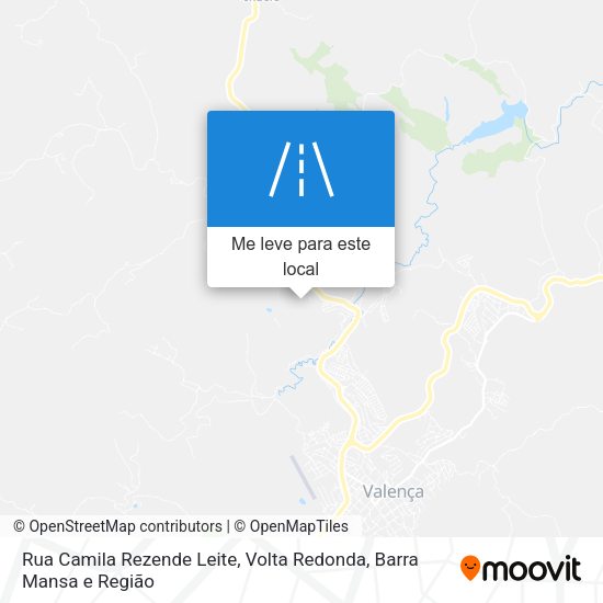 Rua Camila Rezende Leite mapa