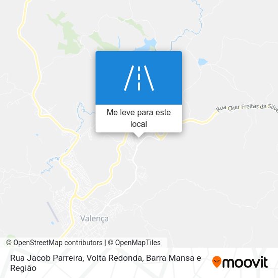Rua Jacob Parreira mapa
