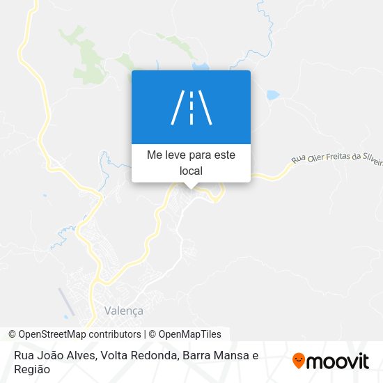 Rua João Alves mapa