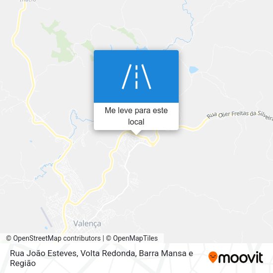 Rua João Esteves mapa