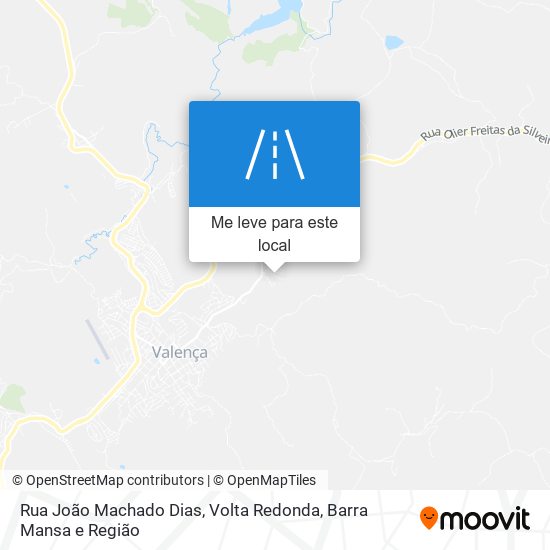 Rua João Machado Dias mapa