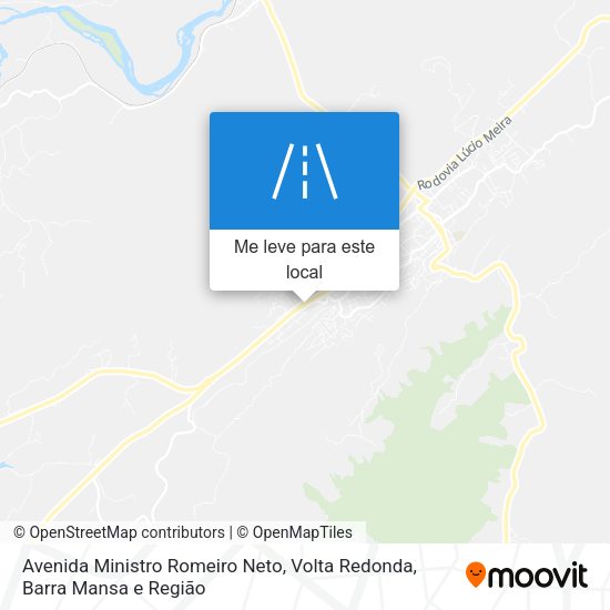 Avenida Ministro Romeiro Neto mapa