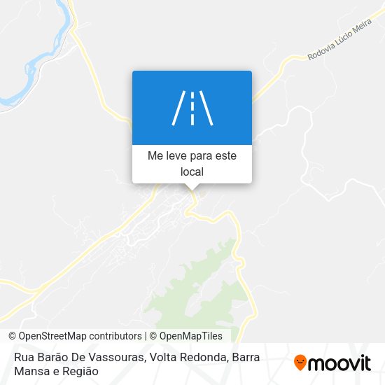 Rua Barão De Vassouras mapa