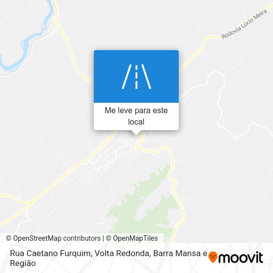 Rua Caetano Furquim mapa