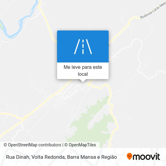 Rua Dinah mapa