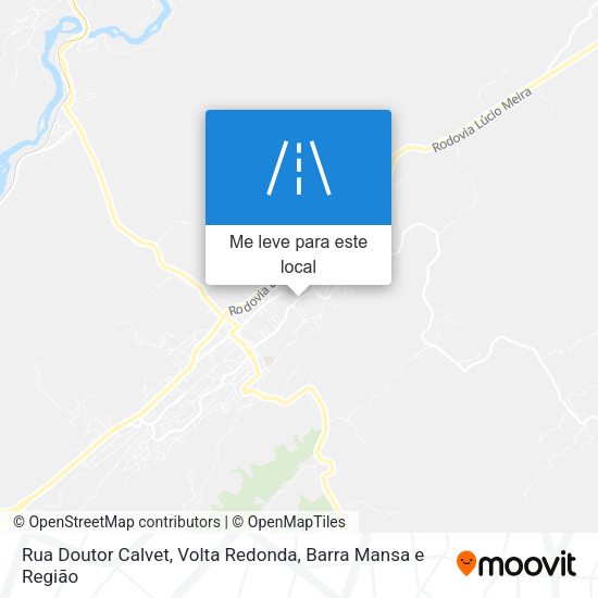 Rua Doutor Calvet mapa