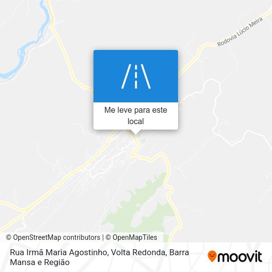 Rua Irmã Maria Agostinho mapa