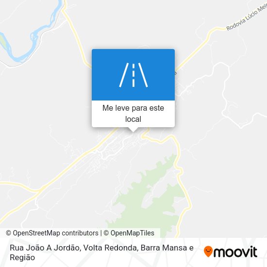 Rua João A Jordão mapa