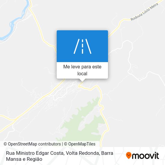 Rua Ministro Edgar Costa mapa