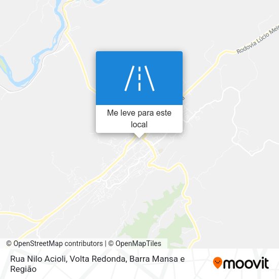 Rua Nilo Acioli mapa