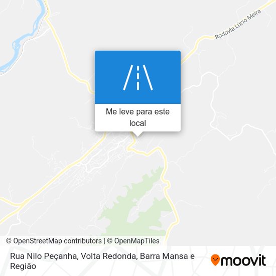 Rua Nilo Peçanha mapa