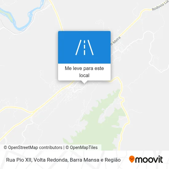 Rua Pio XII mapa