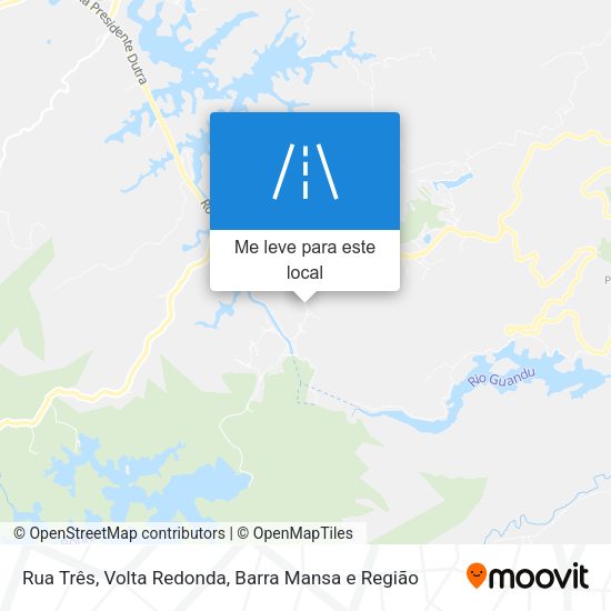 Rua Três mapa
