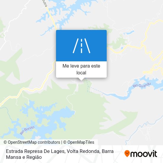 Estrada Represa De Lages mapa