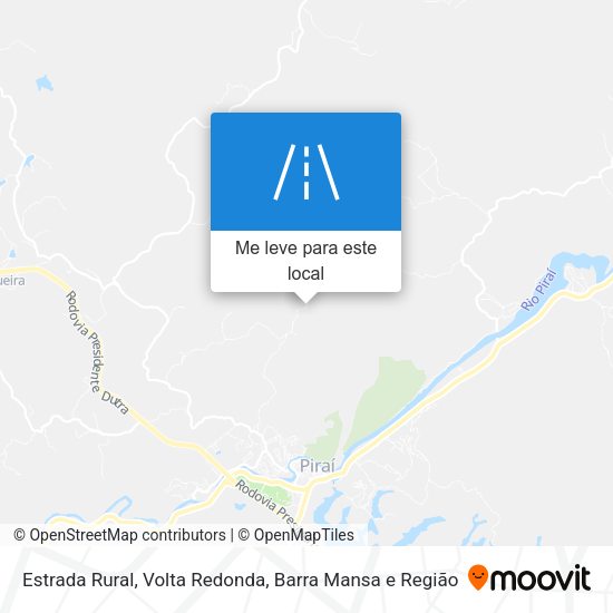 Estrada Rural mapa