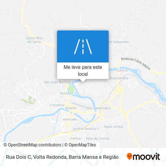 Rua Dois C mapa