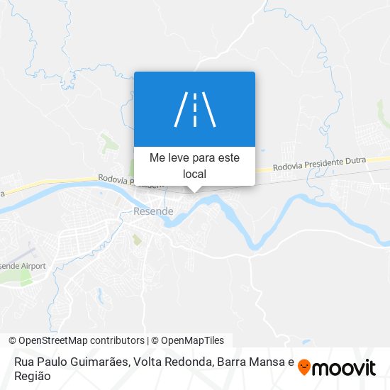 Rua Paulo Guimarães mapa