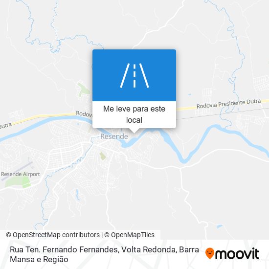 Rua Ten. Fernando Fernandes mapa