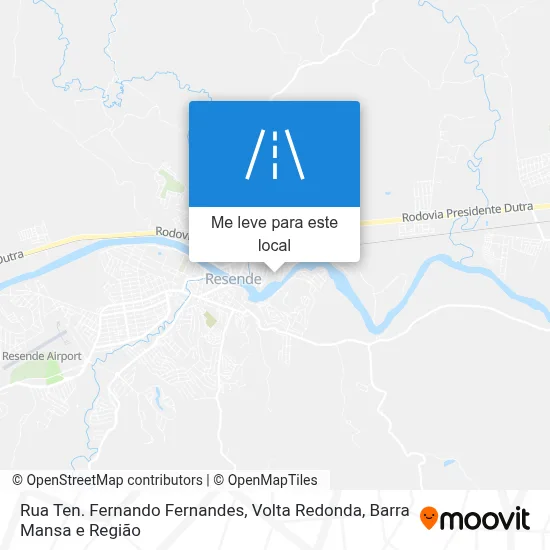 Rua Ten. Fernando Fernandes mapa