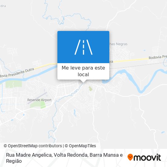 Rua Madre Angelica mapa