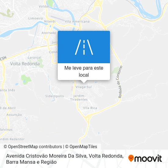 Avenida Cristovão Moreira Da Silva mapa