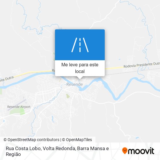 Rua Costa Lobo mapa