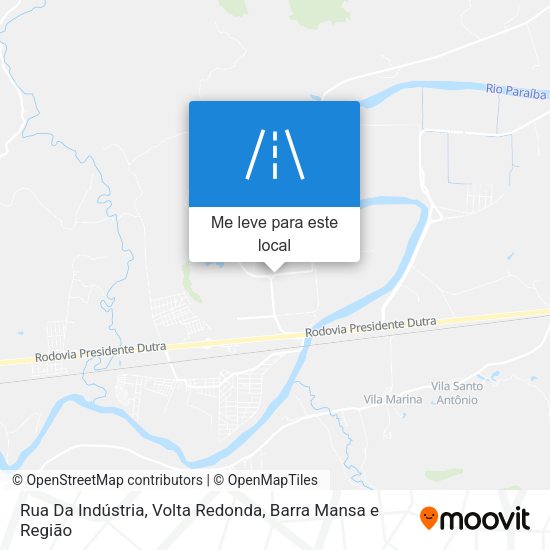 Rua Da Indústria mapa