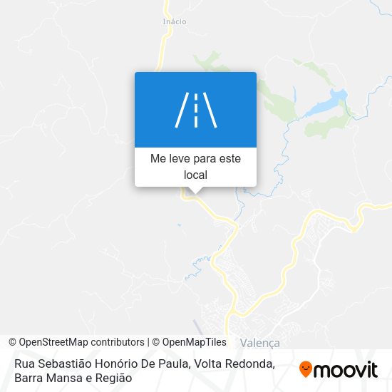 Rua Sebastião Honório De Paula mapa