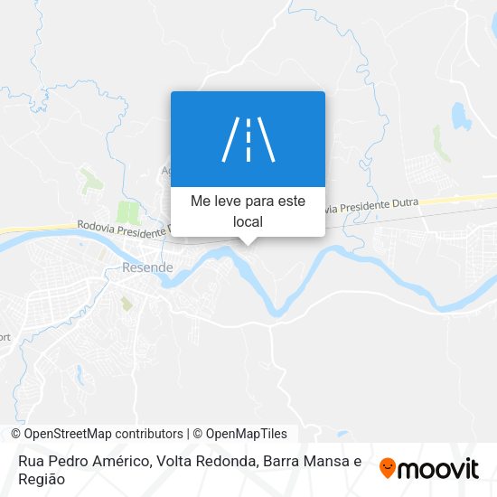 Rua Pedro Américo mapa