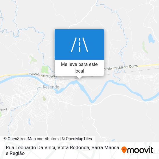 Rua Leonardo Da Vinci mapa