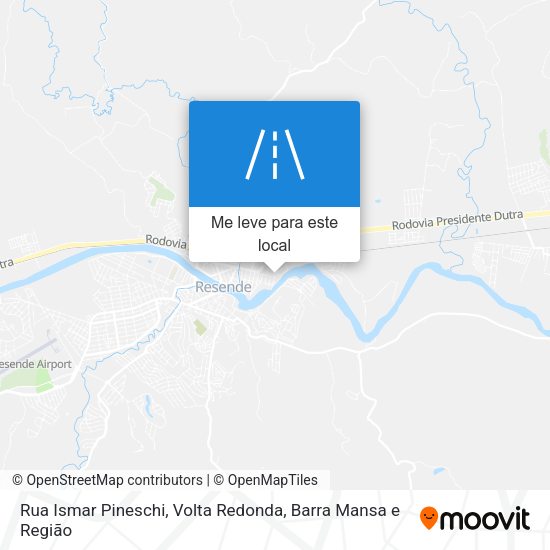 Rua Ismar Pineschi mapa