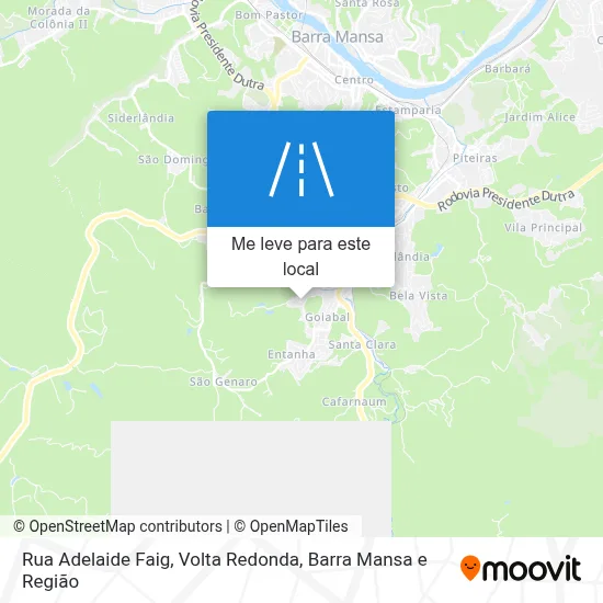 Rua Adelaide Faig mapa