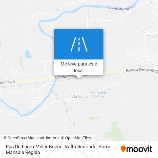 Rua Dr. Lauro Muler Bueno mapa